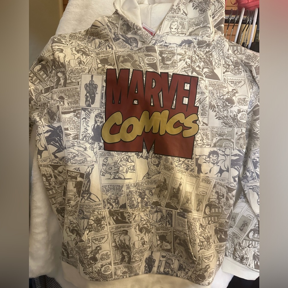 UNISEX KIDS MARVEL COMIC HOODIE